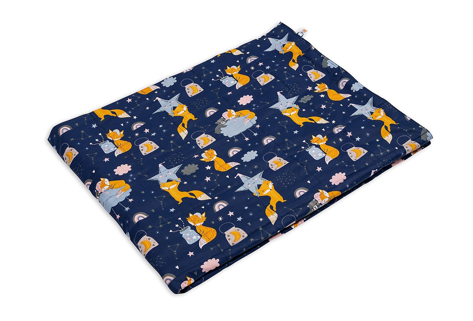 SLEEPING FOXES COTTON WEIGHTED BLANKET | Sensory Owl