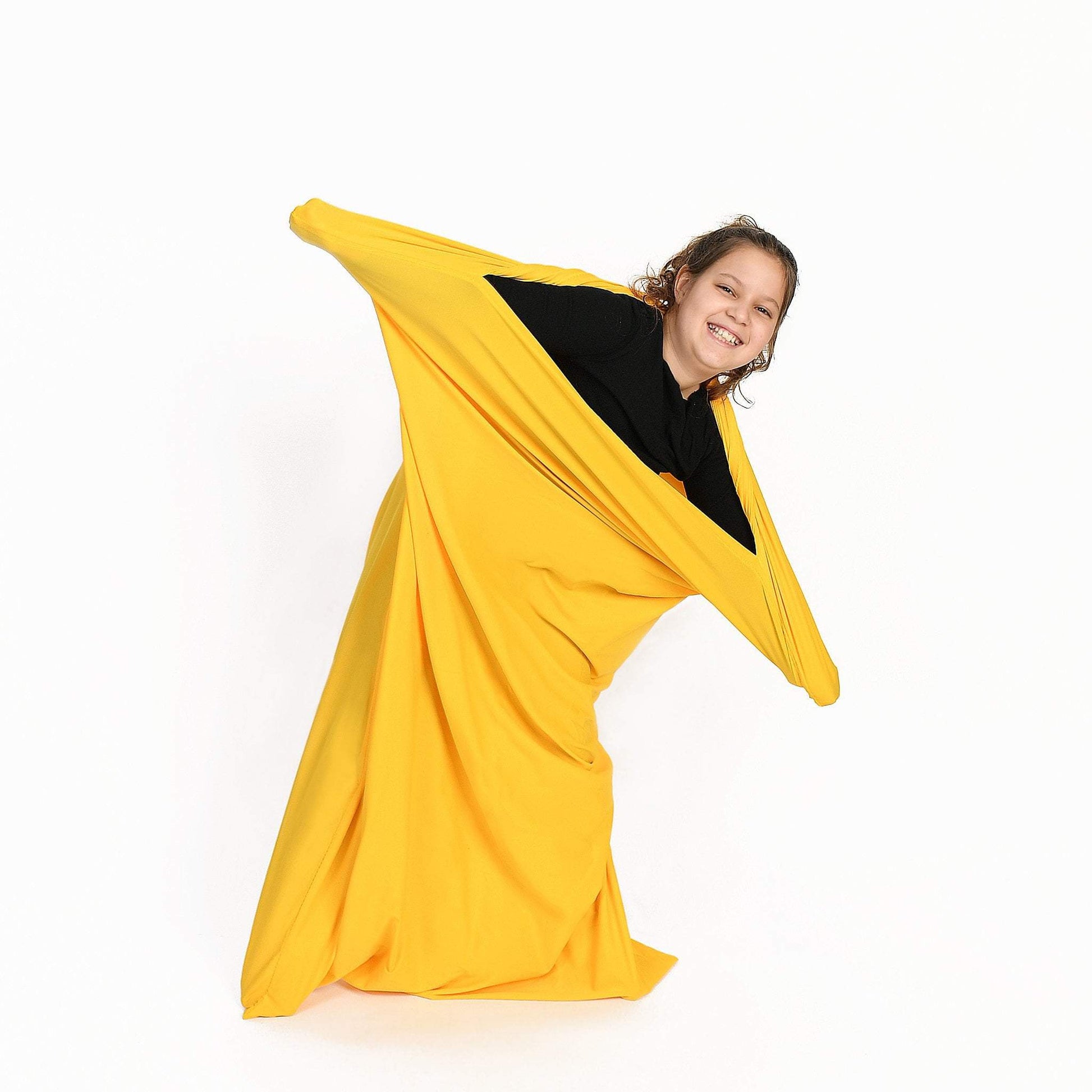 YELLOW BODY SOCK | SENSORY TOYS | SENSORY LEARNING & EXERCISE