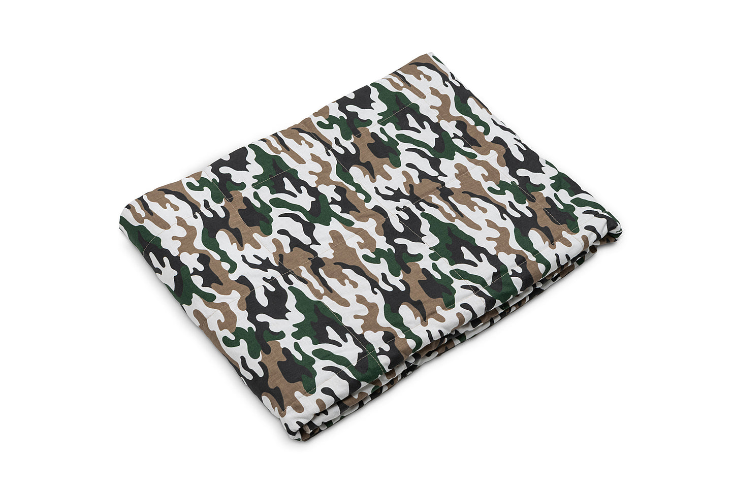 CAMO PATTERN WEIGHTED BLANKET front