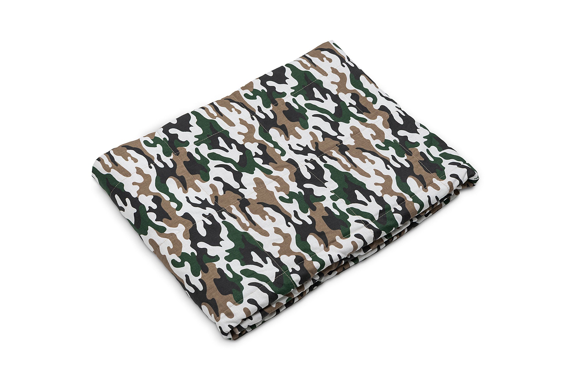 CAMO PATTERN WEIGHTED BLANKET front