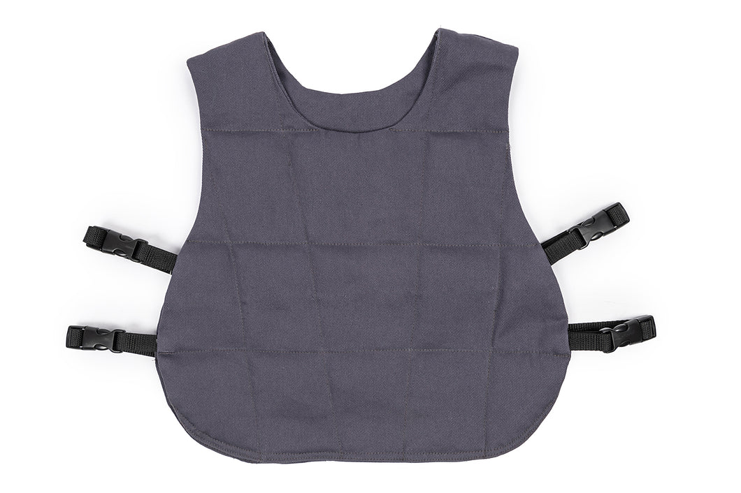 NAVY SI WEIGHTED VEST front