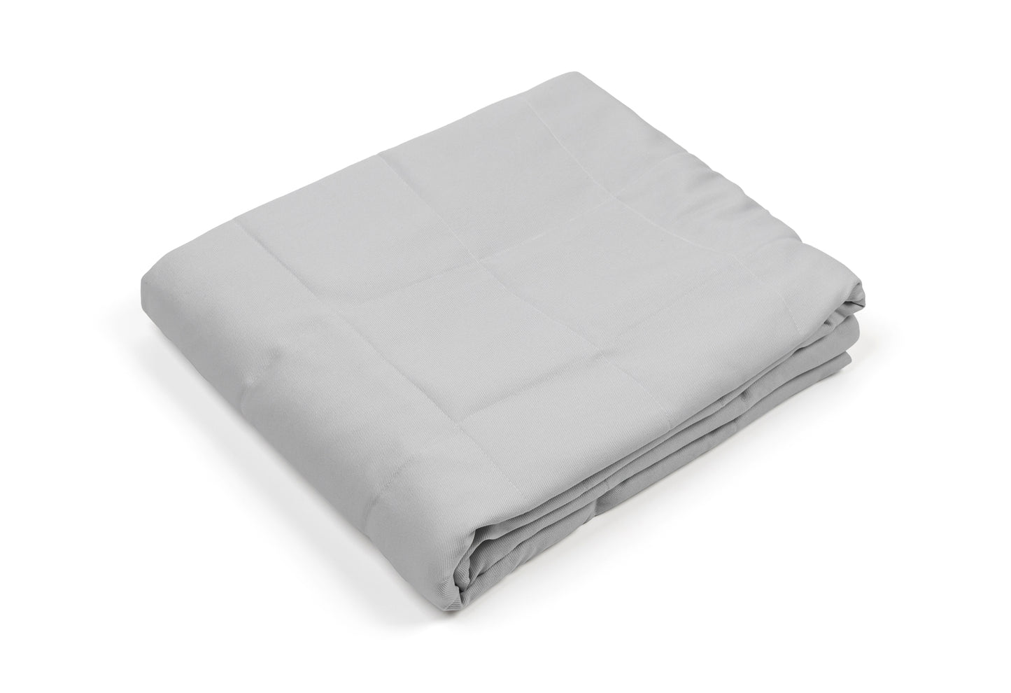 LIGHT GREY COTTON WEIGHTED BLANKET