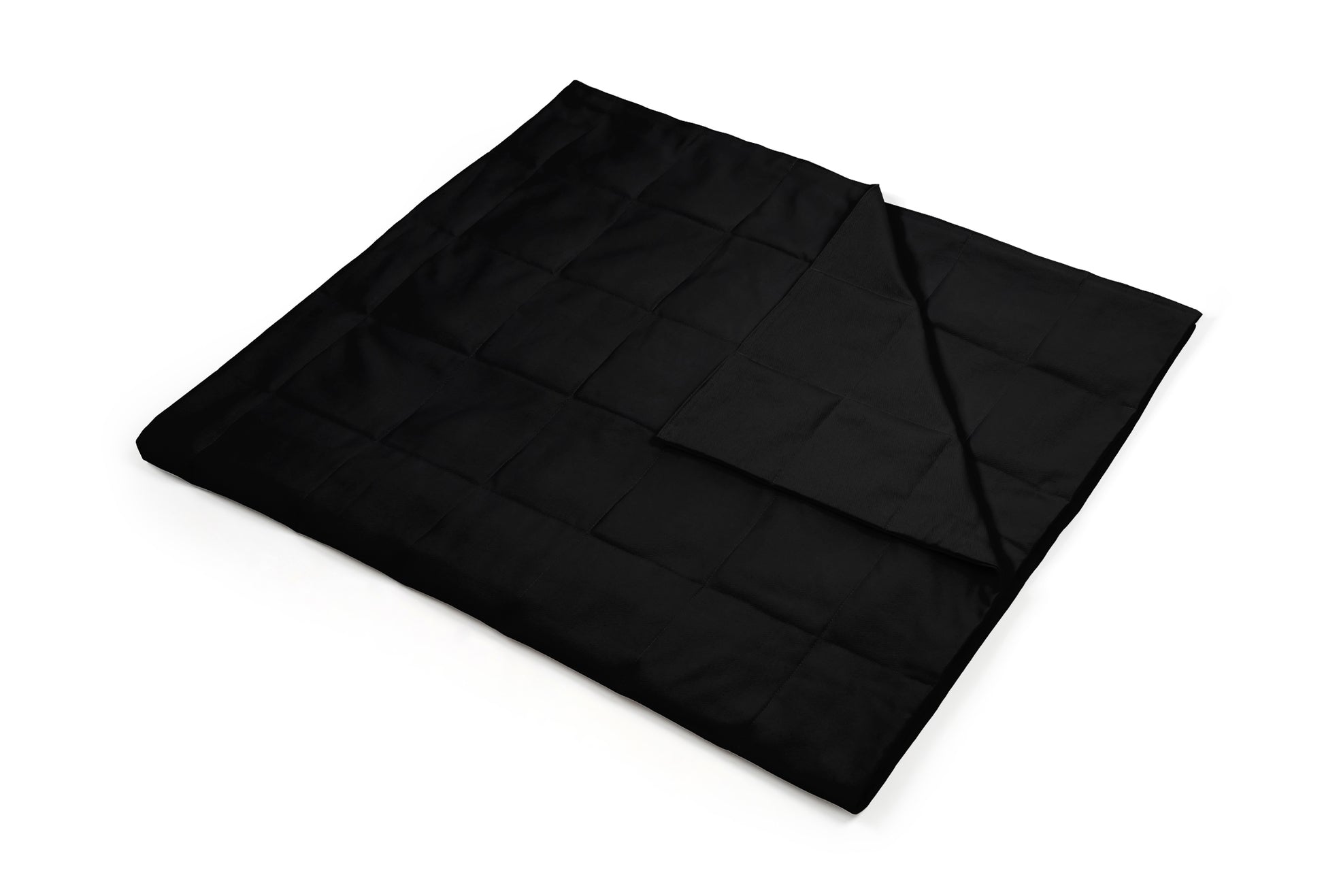 BLACK COTTON WEIGHTED BLANKET