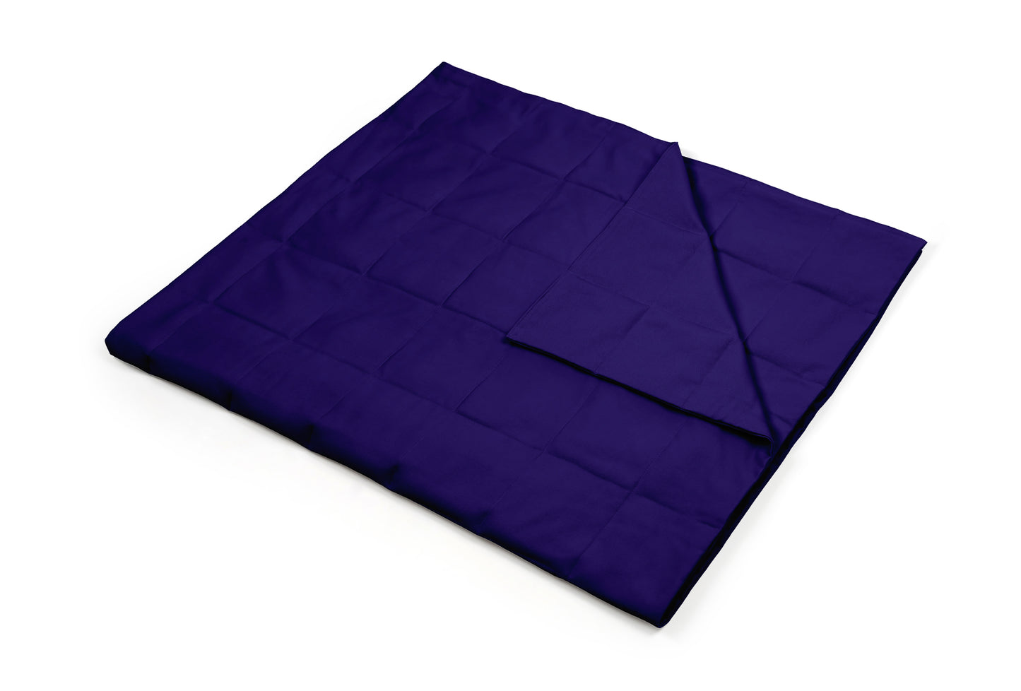 BLUE COTTON WEIGHTED BLANKET