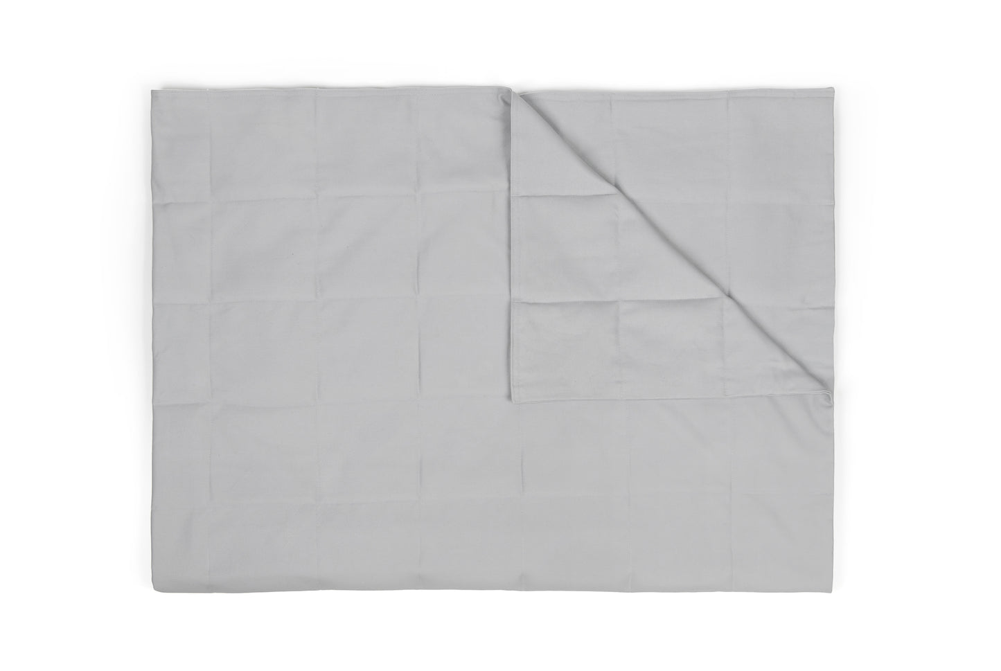 LIGHT GREY COTTON WEIGHTED BLANKET
