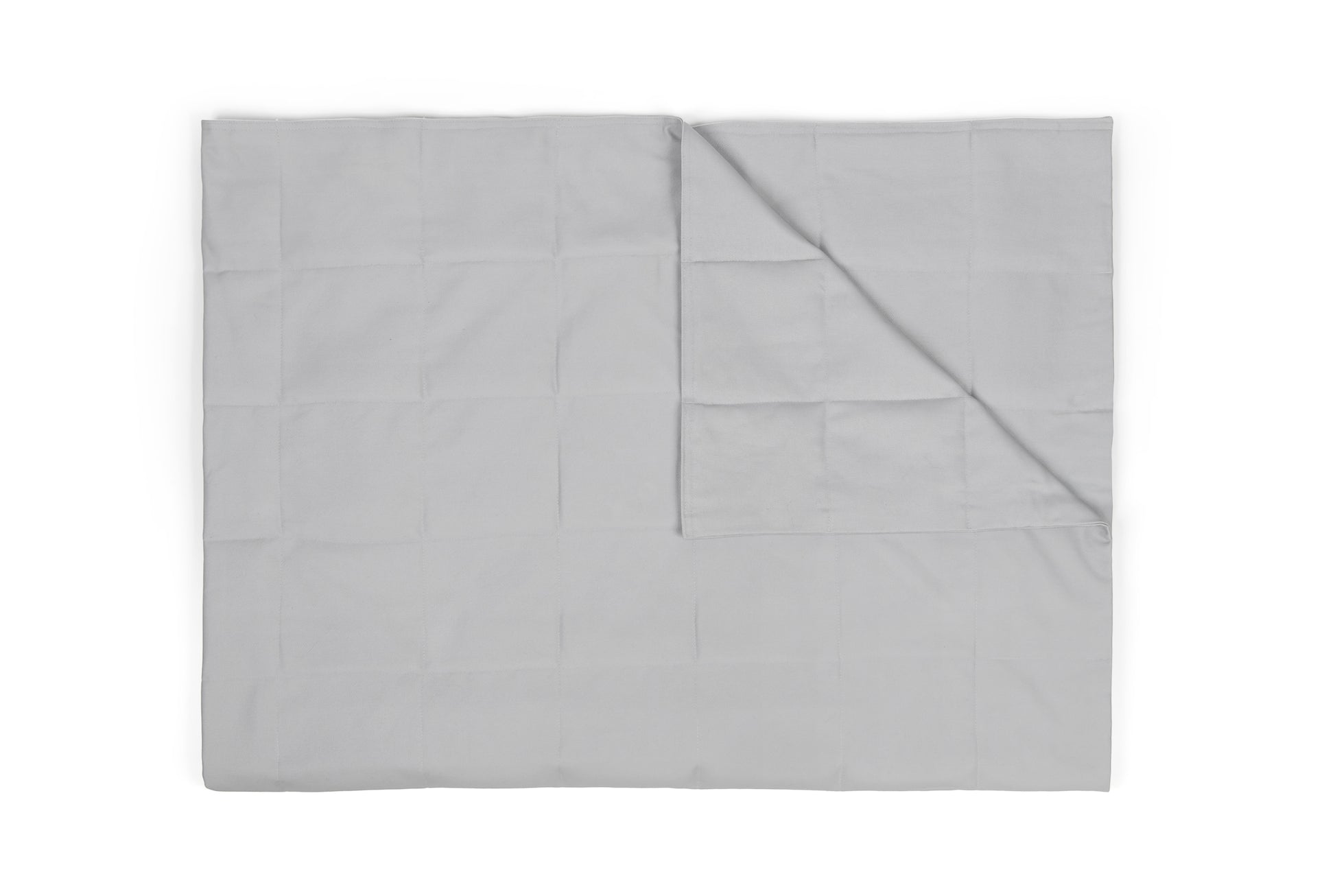 LIGHT GREY COTTON WEIGHTED BLANKET