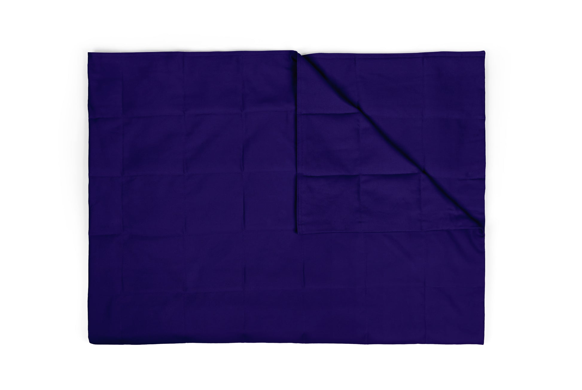 BLUE COTTON WEIGHTED BLANKET