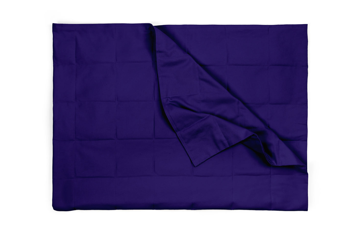 BLUE COTTON WEIGHTED BLANKET