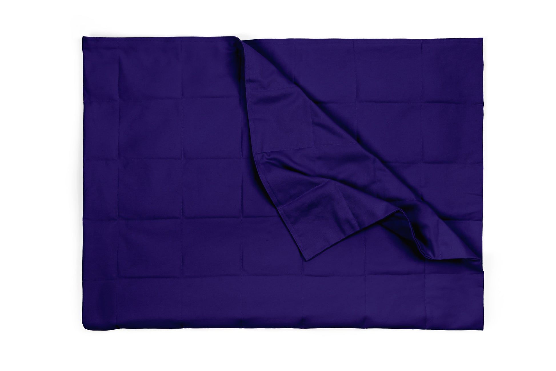 BLUE COTTON WEIGHTED BLANKET