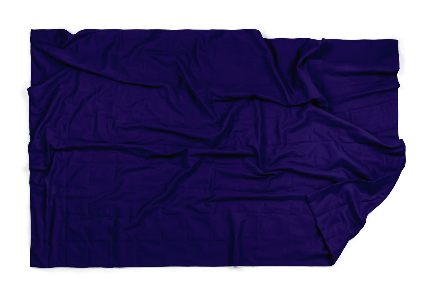 BLUE COTTON WEIGHTED BLANKET