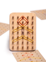 WOODEN GEOPLAN MONTESSORI- GOOD WOOD NATURAL