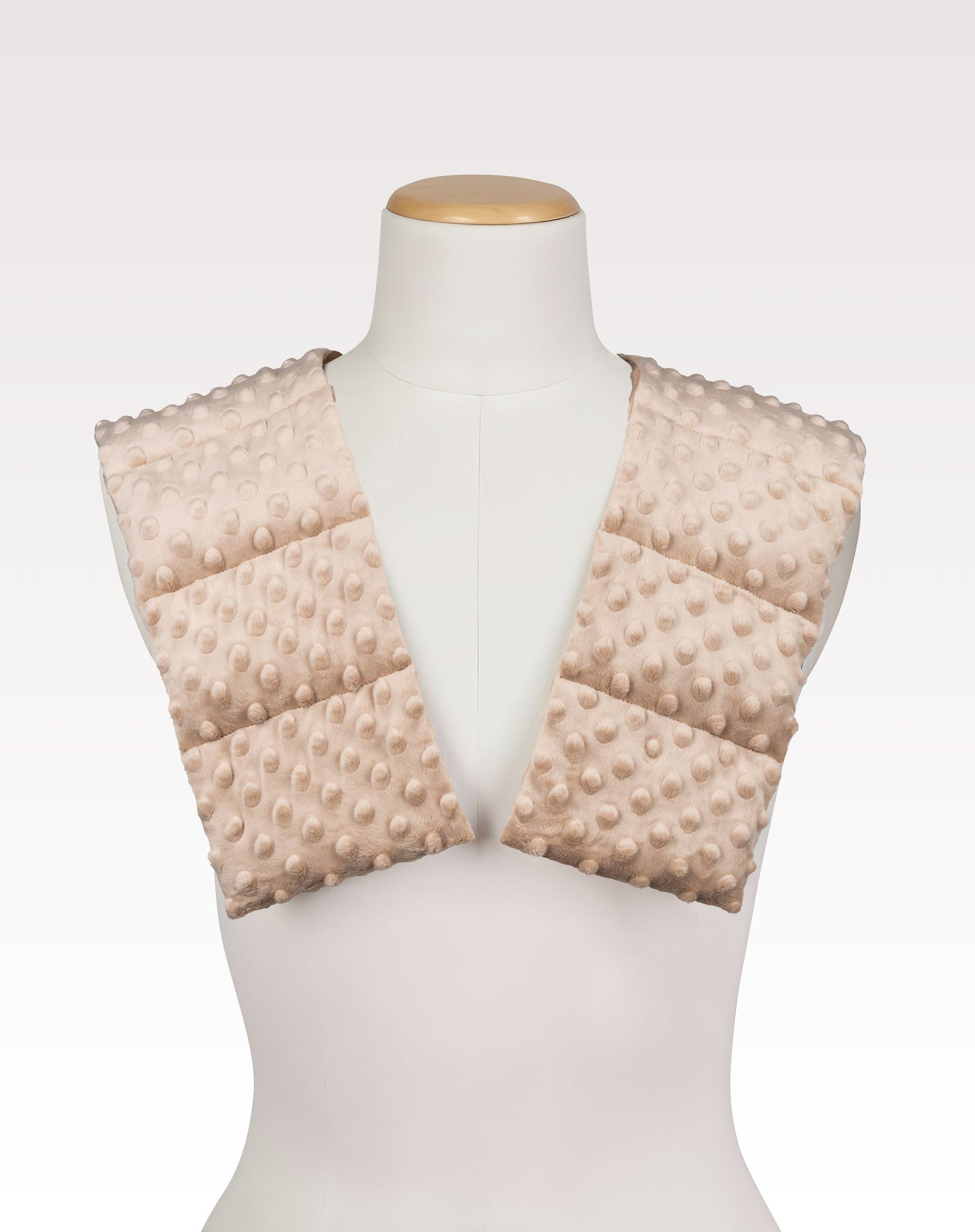 LONG MINKY WEIGHTED COLLAR from the front