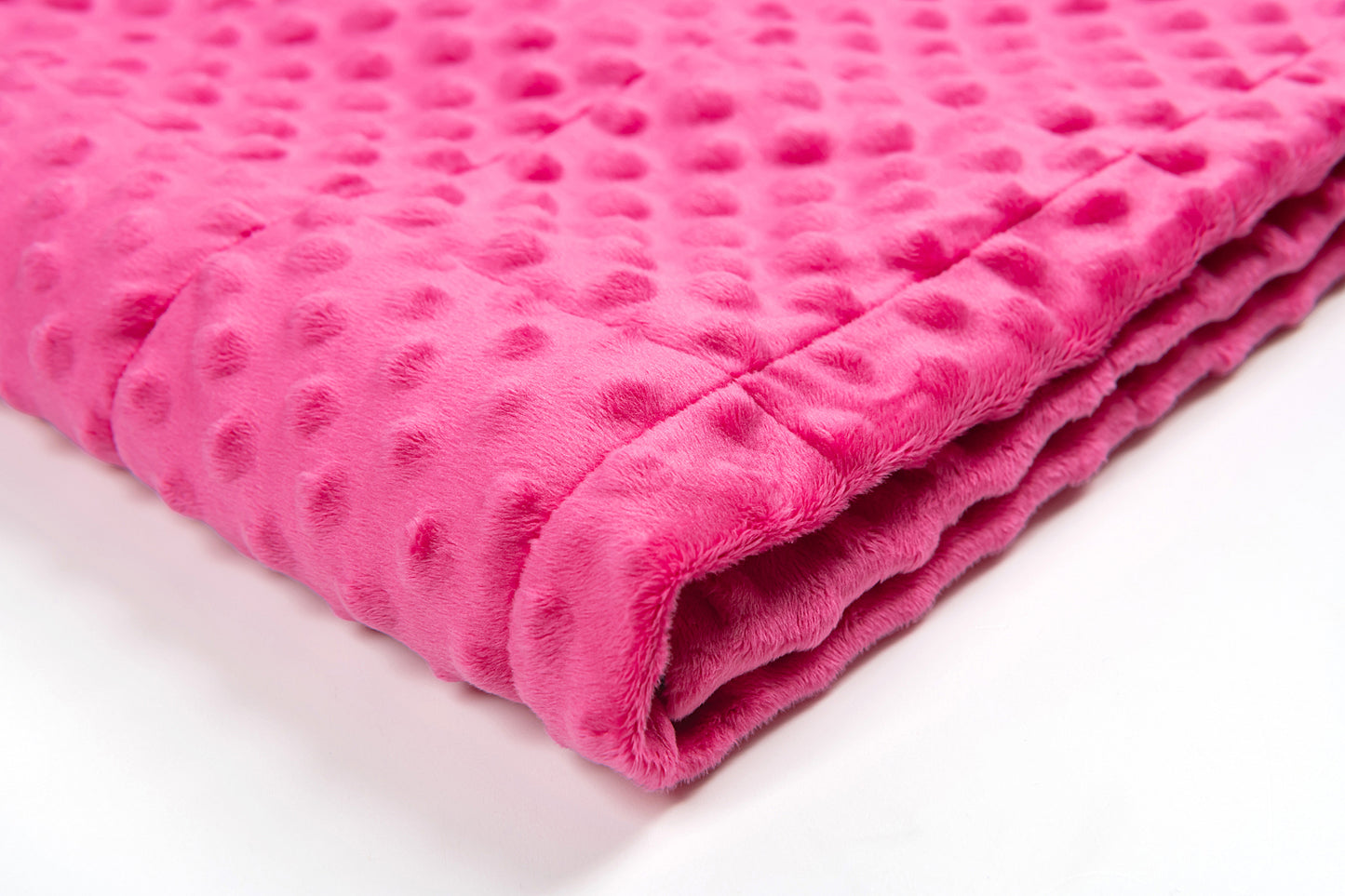 SUMMER MEADOW COTTON TOP WEIGHTED BLANKET plush close up
