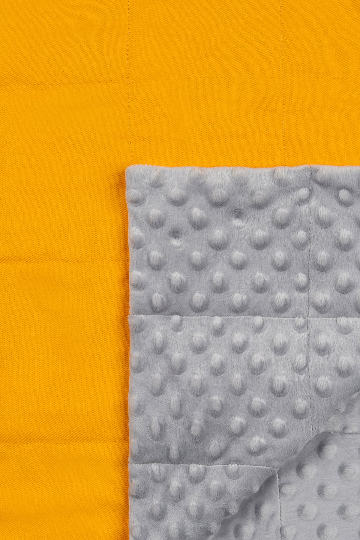 YELLOW COTTON WEIGHTED BLANKET