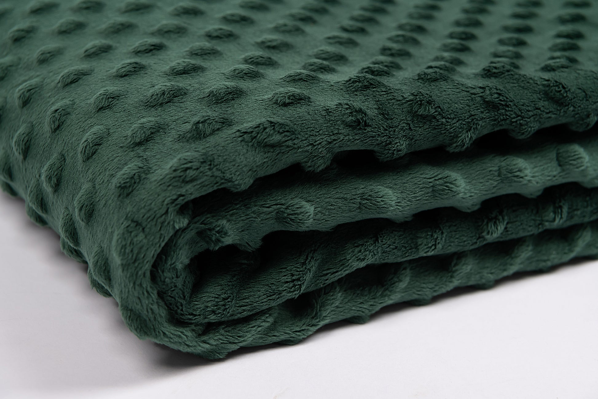 weighted blanket cover on the white backgroung