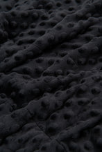 Charger l&#39;image dans la galerie, black dimple push backing of military weighted blanket