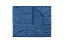 Charger l&#39;image dans la galerie, VELVET TOP WEIGHTED BLANKET IN NAVY BLUE 