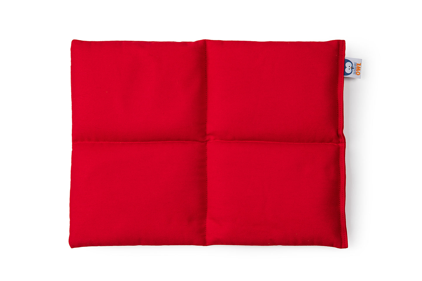 Red Cotton Weighted Lap Pillow