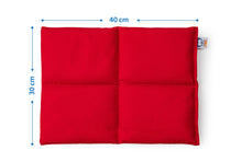 Charger l&#39;image dans la galerie, Red Cotton Weighted Lap Pillow