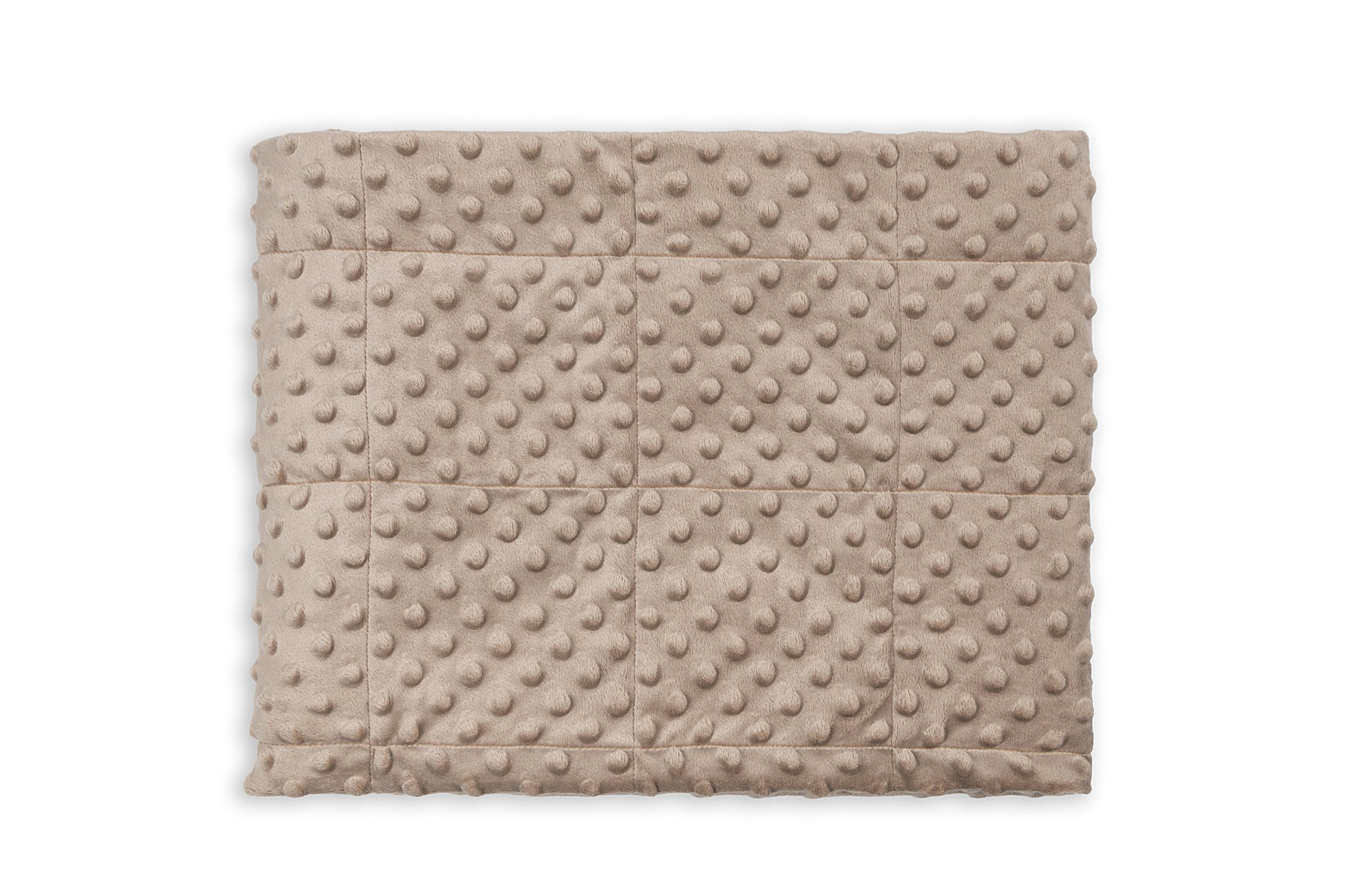CAMO PATTERN WEIGHTED BLANKET  cappuccino plush side