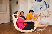Charger l&#39;image dans la galerie, Mother with children playing in Good Wood Rocker 