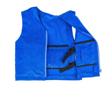 Charger l&#39;image dans la galerie, Blue Weighted Therapy Vest