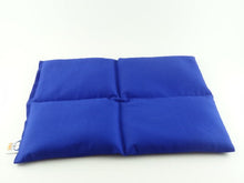 Charger l&#39;image dans la galerie, cotton weighted lap pillow in  cobalt blue senory owl 