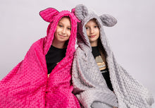Charger l&#39;image dans la galerie, CHILDREN IN WEIGHTED BLANKET HOODIE SENSORY OWL