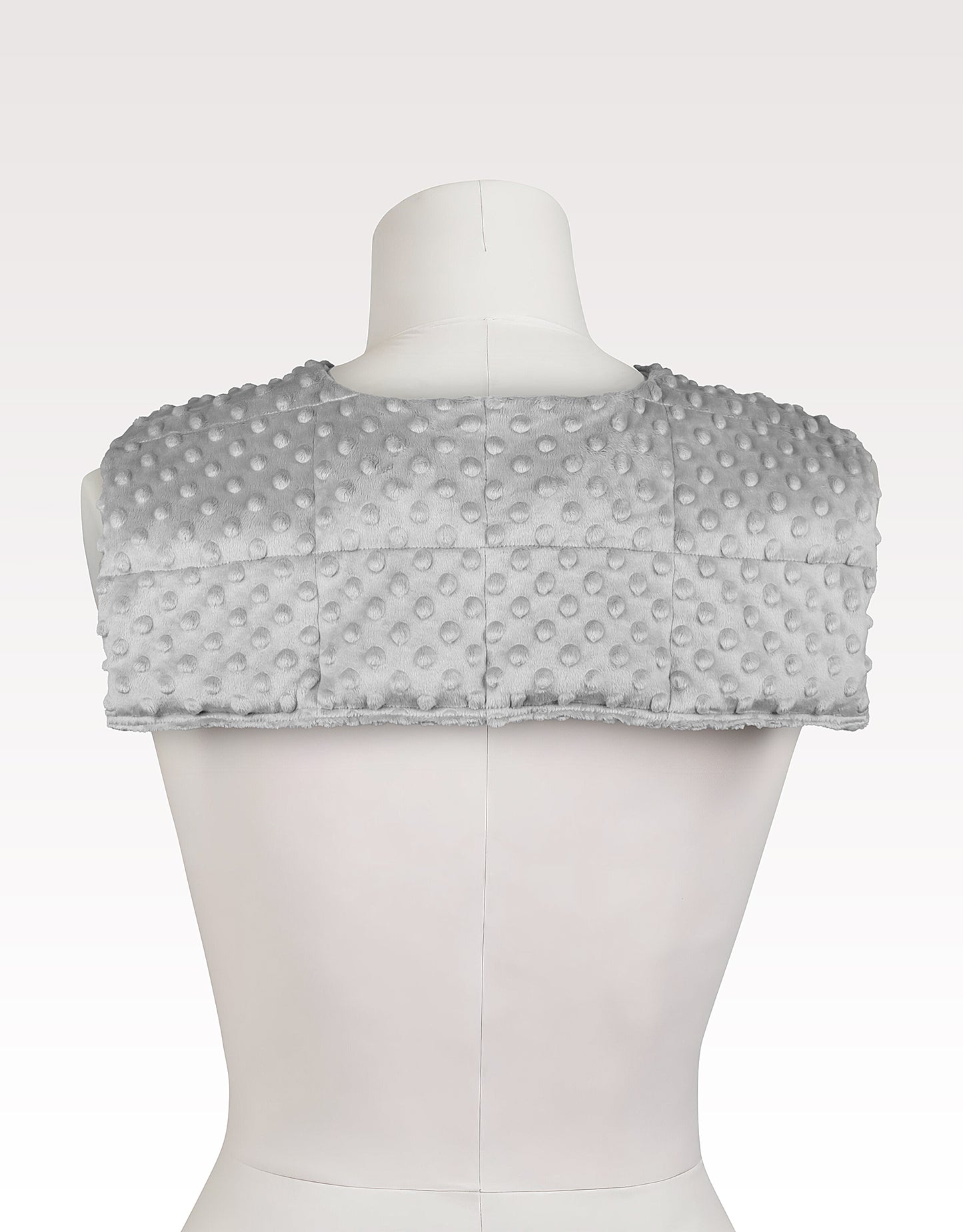 silver MINKY_WEIGHTED_COLLAR_from the back