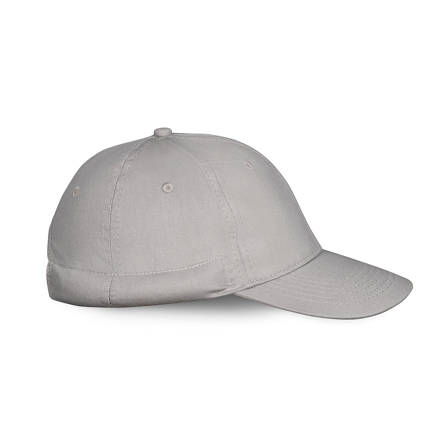 A light gray Calm Cap shown from a side profile view against a plain white background.