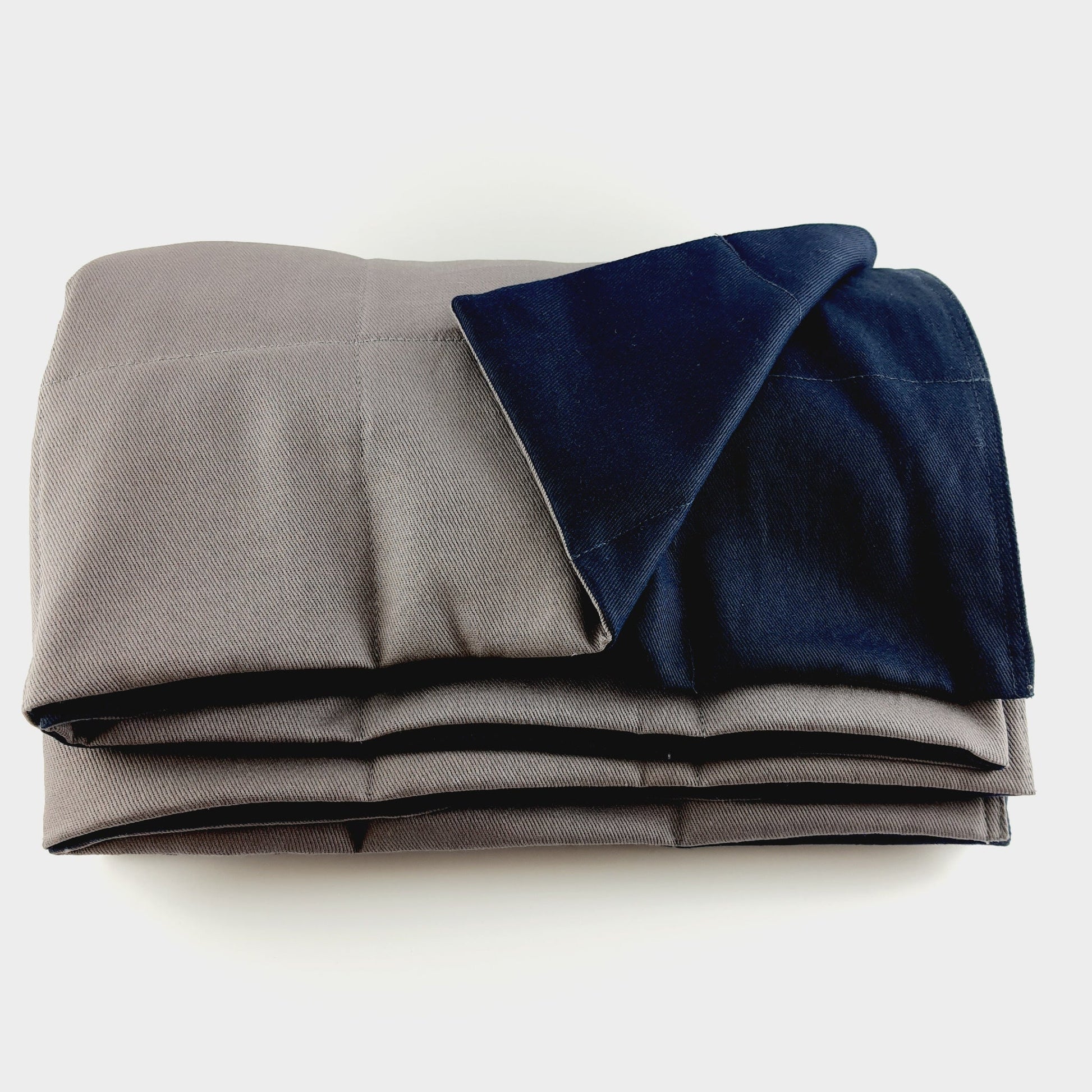 DARK GREY COTTON WEIGHTED BLANKET | SENSORY OWL