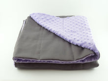 Charger l&#39;image dans la galerie, DARK GREY COTTON WEIGHTED BLANKET | SENSORY OWL