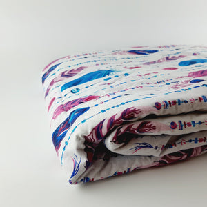 FEATHERS MINKY WEIGHTED BLANKET | SENSORY BLANKET