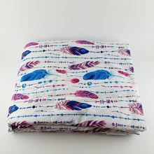 Charger l&#39;image dans la galerie, FEATHERS MINKY WEIGHTED BLANKET