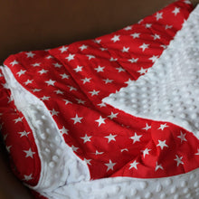 Charger l&#39;image dans la galerie, RED stars weighted blanket