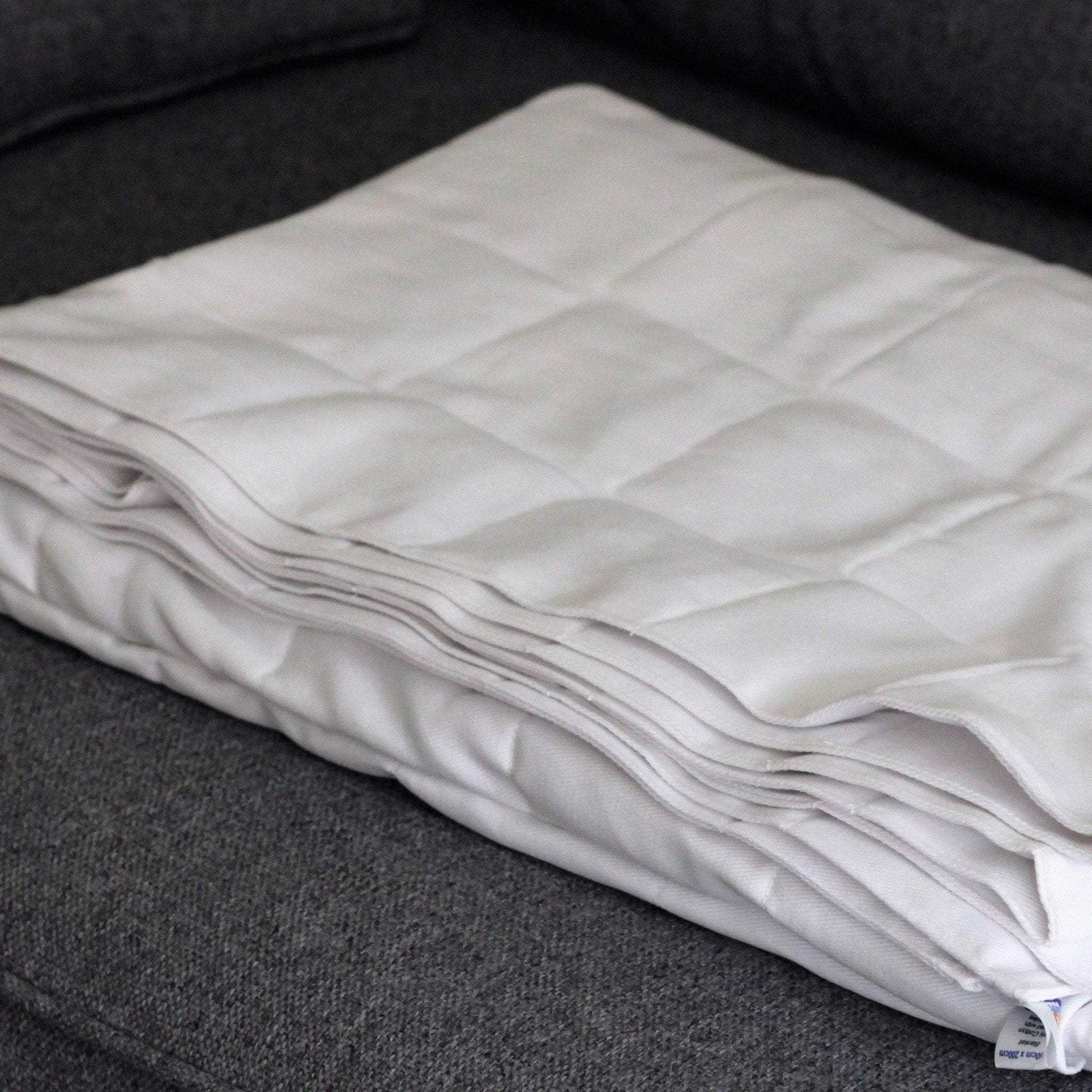 WHITE COTTON WEIGHTED BLANKET | SENSORY OWL